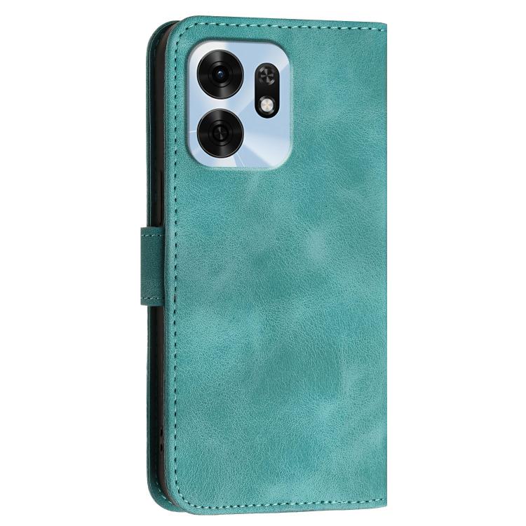 For Honor Play 60A 5G Grid Butterfly Embossed Pattern Leather Phone Case with Lanyard