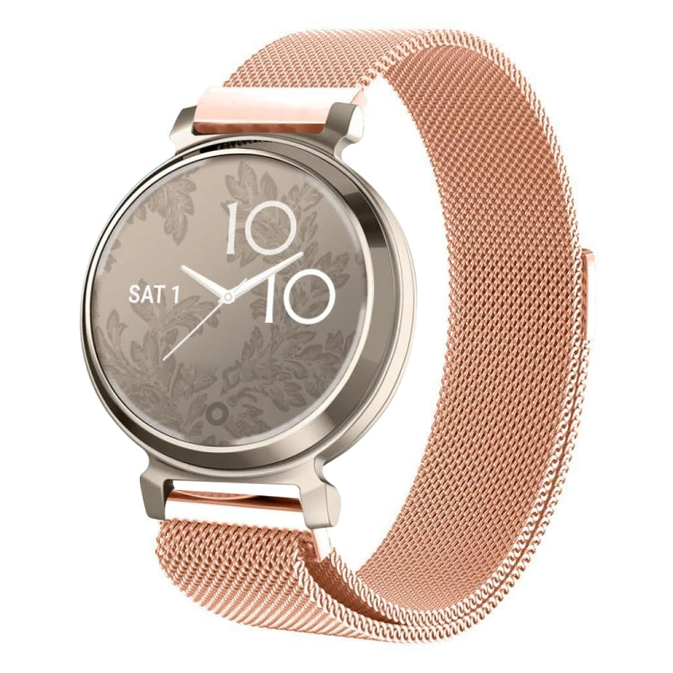 For Garmin Lily 2 14mm Milan Stainless Steel Watch Band