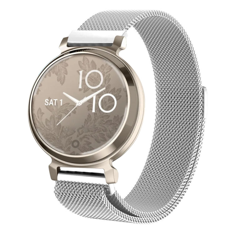 For Garmin Lily 2 14mm Milan Stainless Steel Watch Band