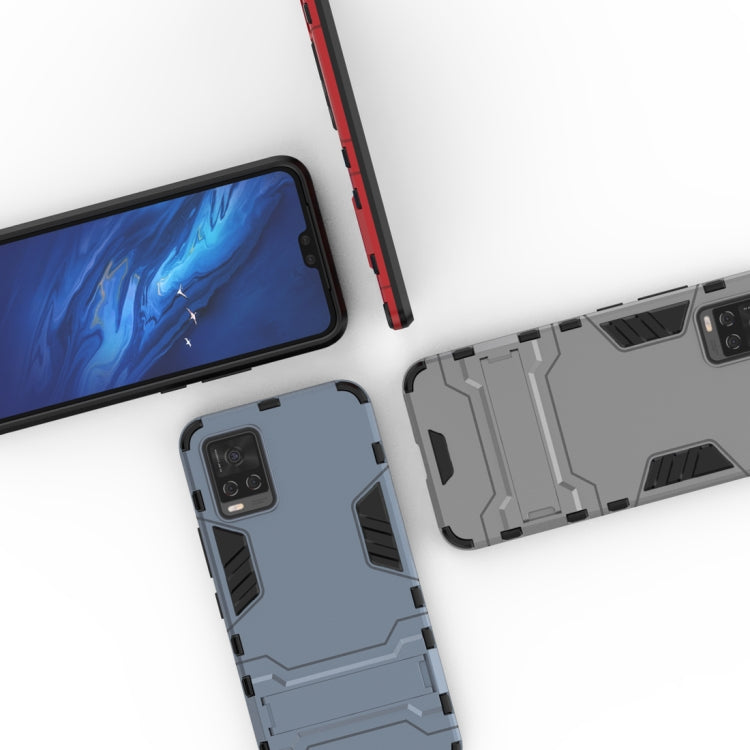 For Vivo S7 5G PC + TPU Shockproof Protective Case with Holder