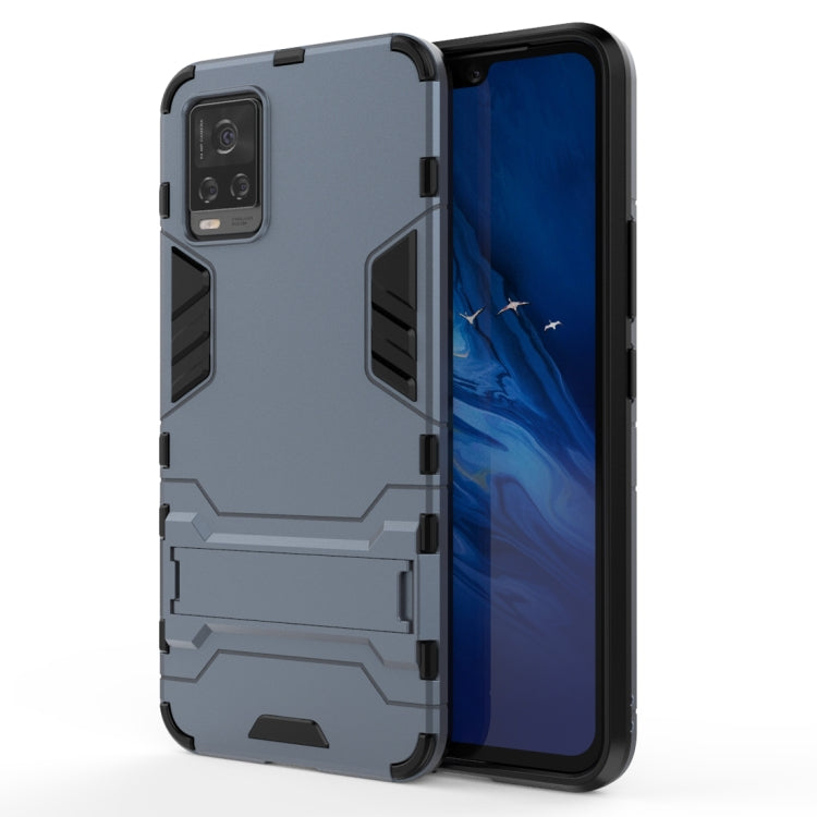 For Vivo S7 5G PC + TPU Shockproof Protective Case with Holder