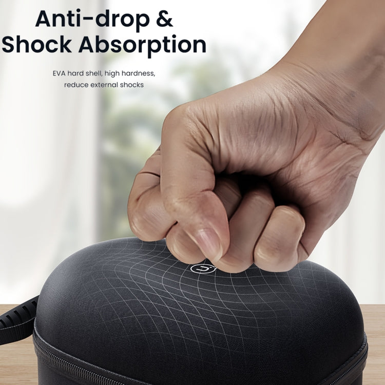 USAMS ZB292 Large Capacity Headphone Storage Bag  - Black