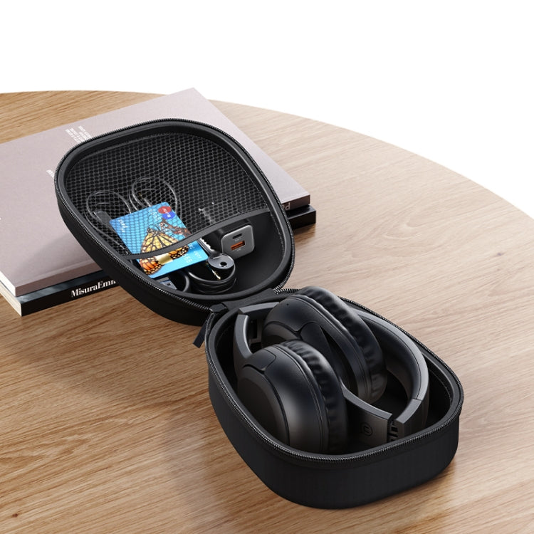 USAMS ZB292 Large Capacity Headphone Storage Bag  - Black