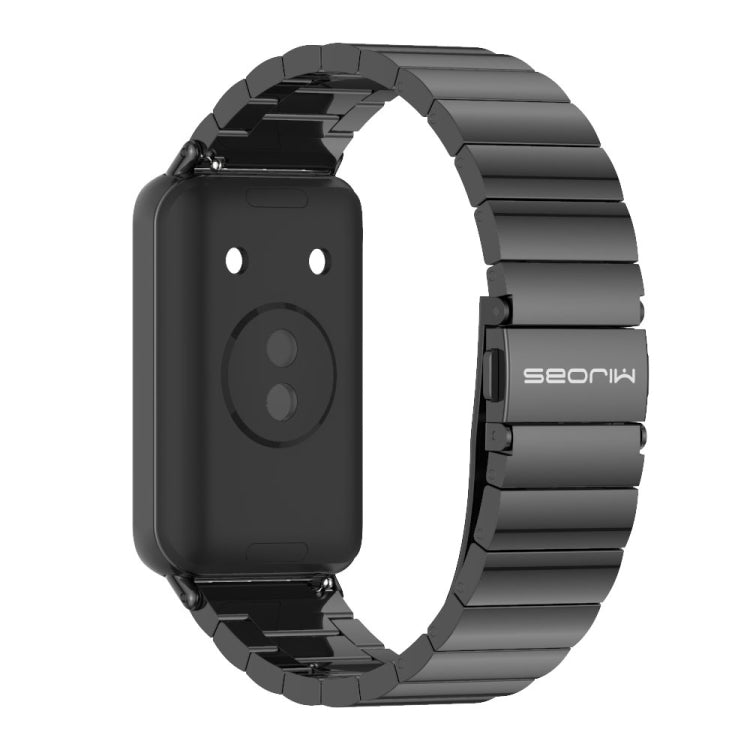 For Honor Band 10 / 9 MIJOBS Bamboo Stainless Steel Watch Band