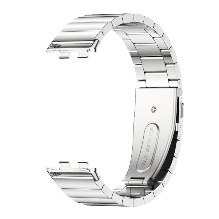 For Honor Band 10 / 9 MIJOBS Bamboo Stainless Steel Watch Band
