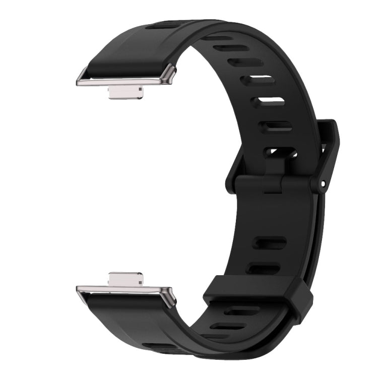 For Huawei Watch Fit3 MIJOBS Flat Hole Silicone Watch Band