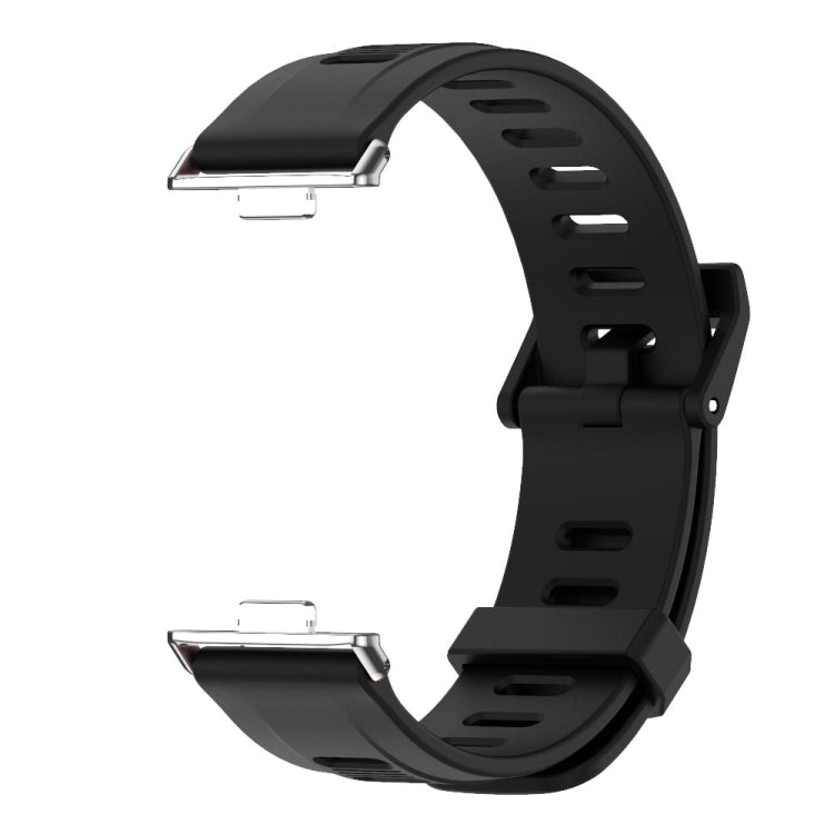 For Huawei Watch Fit3 MIJOBS Flat Hole Silicone Watch Band