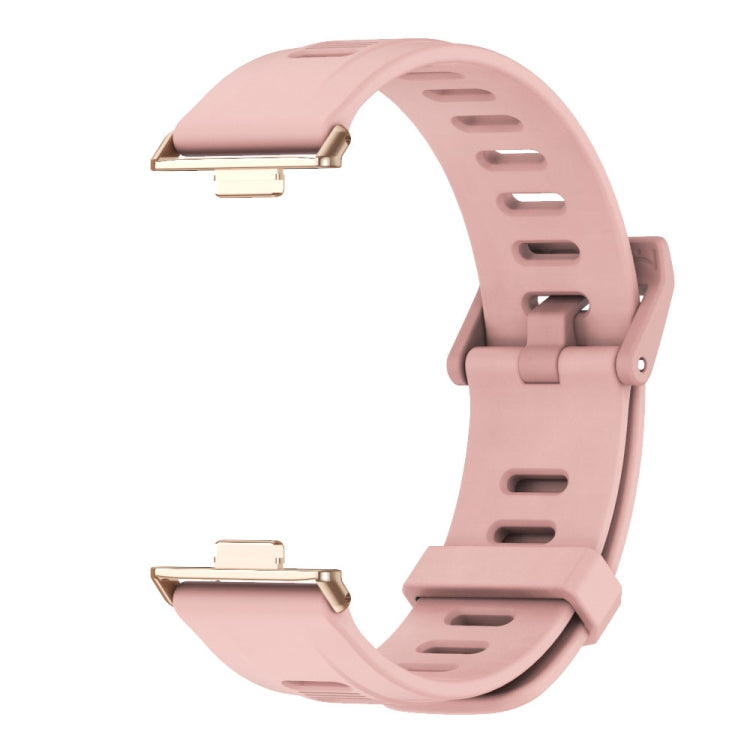 For Huawei Watch Fit3 MIJOBS Flat Hole Silicone Watch Band
