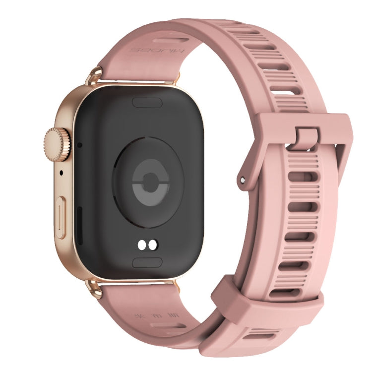 For Huawei Watch Fit3 MIJOBS Flat Hole Silicone Watch Band