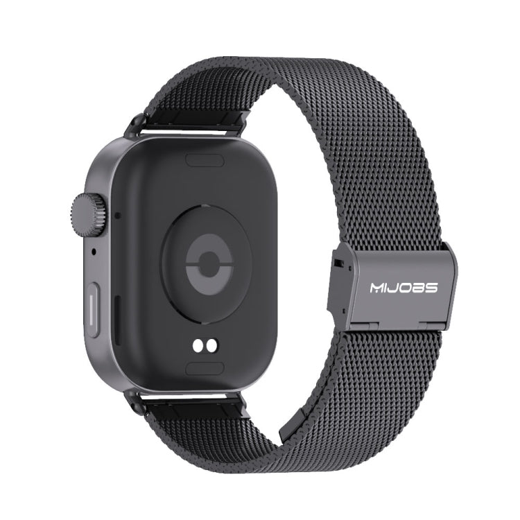 For Huawei Watch Fit3 MIJOBS Milan Buckle Stainless Steel Watch Band