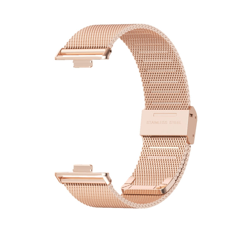 For Huawei Watch Fit3 MIJOBS Milan Buckle Stainless Steel Watch Band