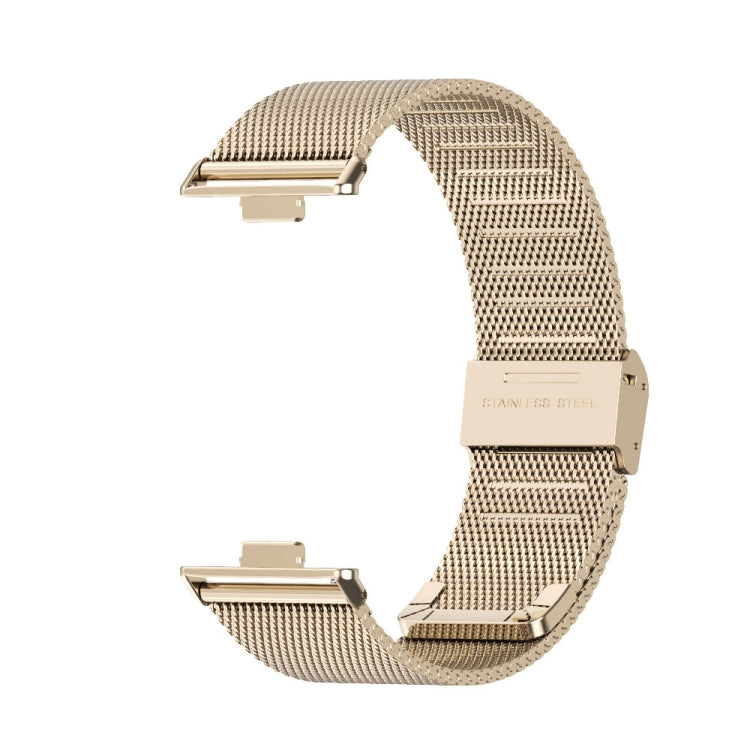 For Huawei Watch Fit3 MIJOBS Milan Buckle Stainless Steel Watch Band