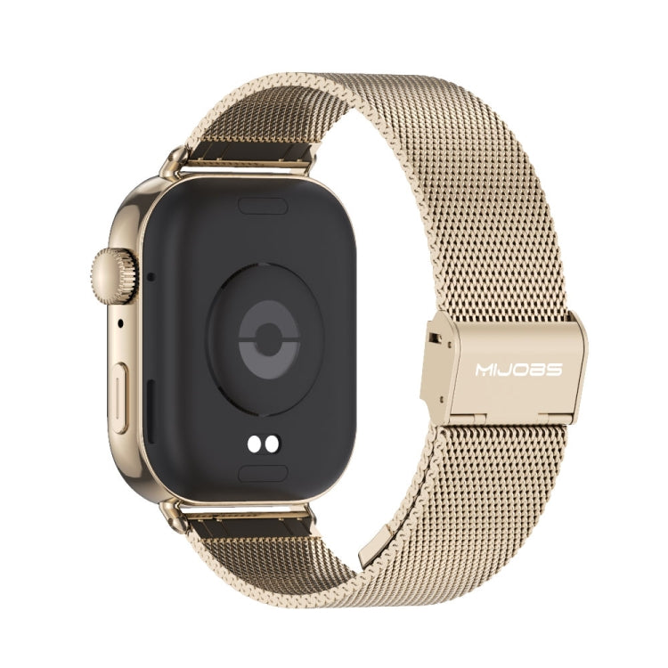 For Huawei Watch Fit3 MIJOBS Milan Buckle Stainless Steel Watch Band