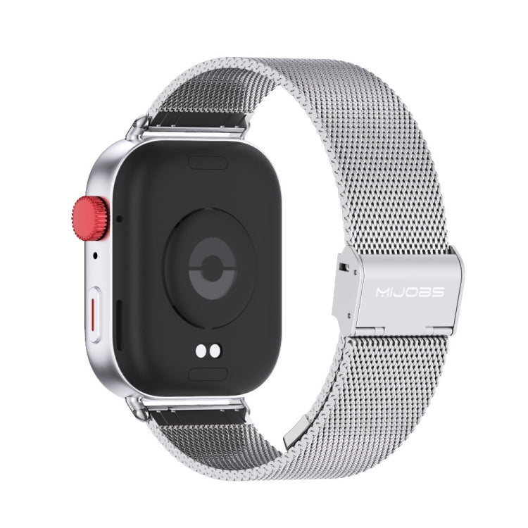 For Huawei Watch Fit3 MIJOBS Milan Buckle Stainless Steel Watch Band