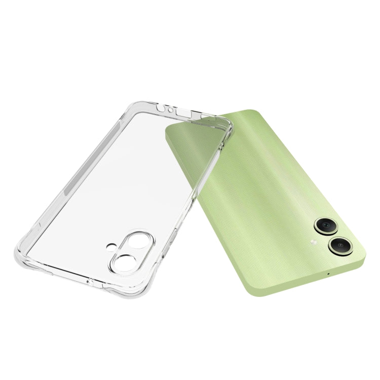 For Samsung Galaxy A06 4G Shockproof Non-slip Thickening TPU Phone Case - Transparent