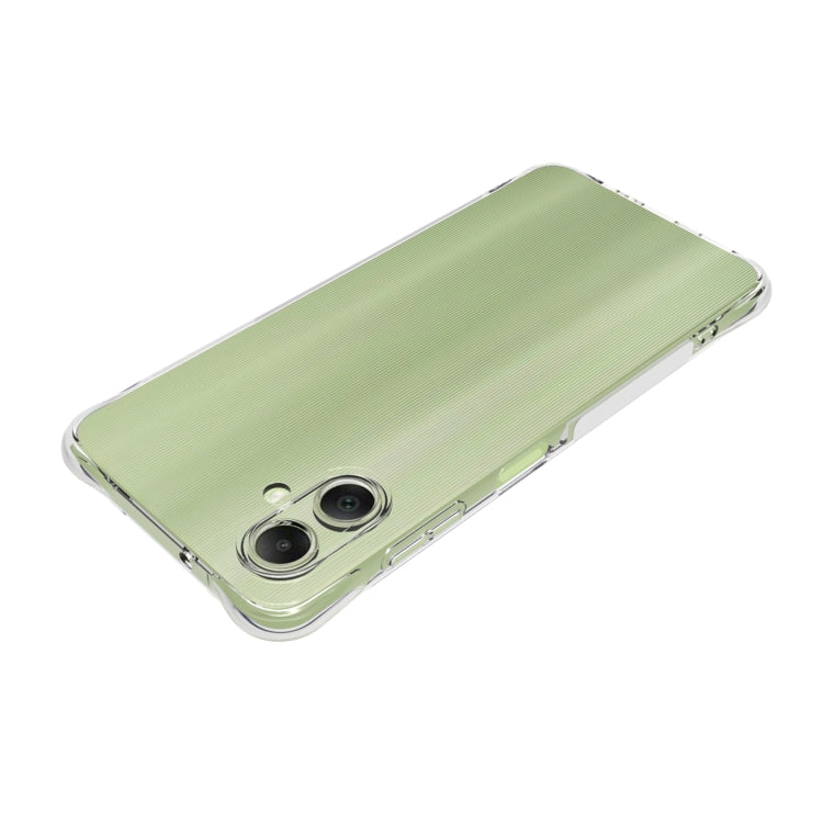For Samsung Galaxy A06 4G Shockproof Non-slip Thickening TPU Phone Case - Transparent