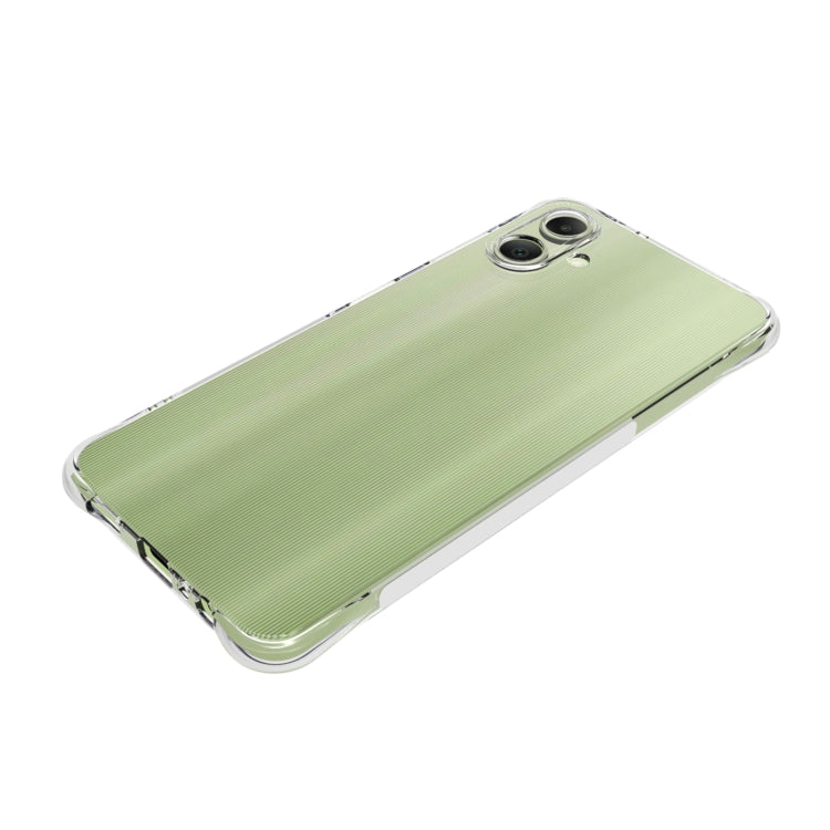 For Samsung Galaxy A06 4G Shockproof Non-slip Thickening TPU Phone Case - Transparent