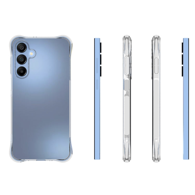 For Samsung Galaxy A16 5G Shockproof Non-slip Thickening TPU Phone Case - Transparent