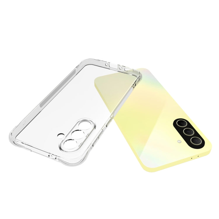 For Samsung Galaxy A36 5G Shockproof Non-slip Thickening TPU Phone Case - Transparent
