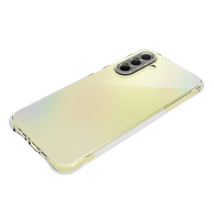 For Samsung Galaxy A36 5G Shockproof Non-slip Thickening TPU Phone Case - Transparent