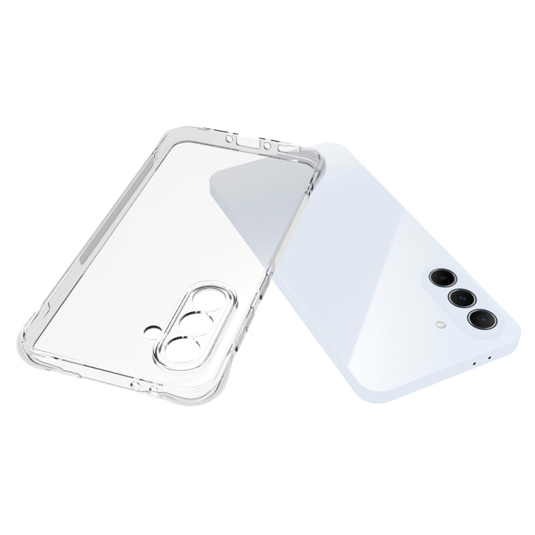 For Samsung Galaxy A56 5G Shockproof Non-slip Thickening TPU Phone Case - Transparent