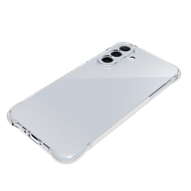 For Samsung Galaxy A56 5G Shockproof Non-slip Thickening TPU Phone Case - Transparent