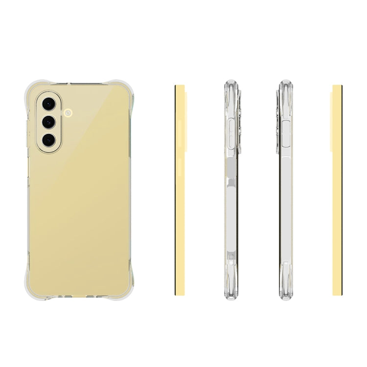 For Samsung Galaxy A26 5G Shockproof Non-slip Thickening TPU Phone Case - Transparent
