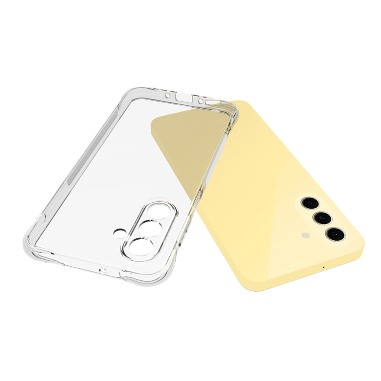 For Samsung Galaxy A26 5G Shockproof Non-slip Thickening TPU Phone Case - Transparent