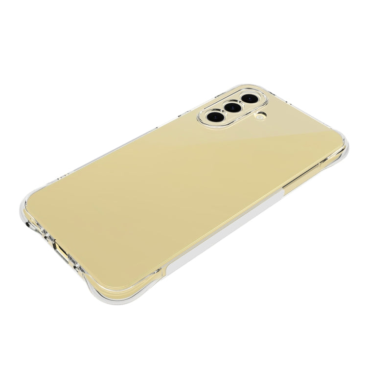 For Samsung Galaxy A26 5G Shockproof Non-slip Thickening TPU Phone Case - Transparent