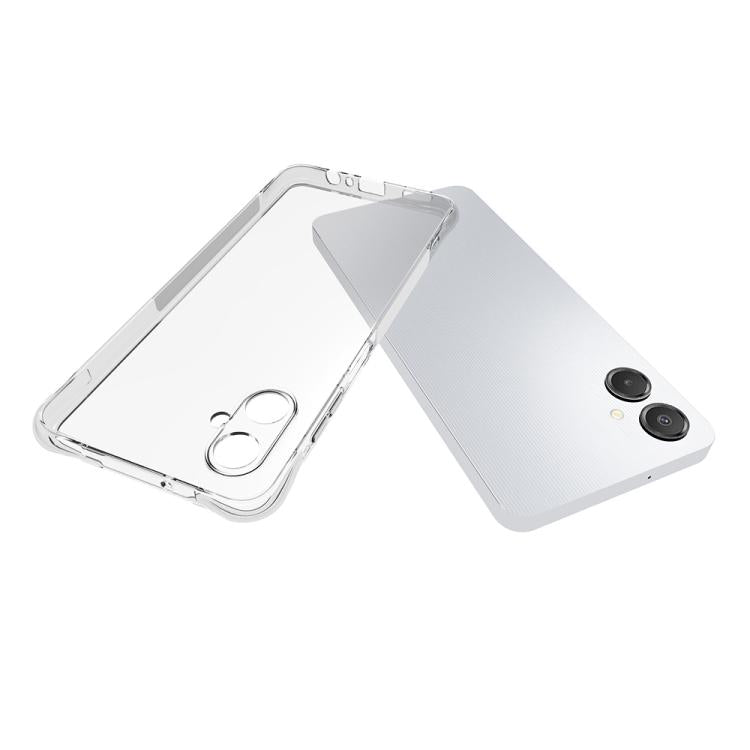For Samsung Galaxy A06 5G Shockproof Non-slip Thickening TPU Phone Case - Transparent