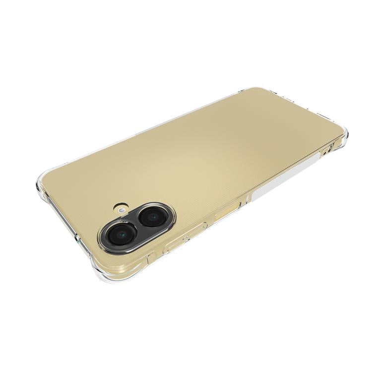 For Samsung Galaxy A07 4G Shockproof Non-slip Thickening TPU Phone Case - Transparent