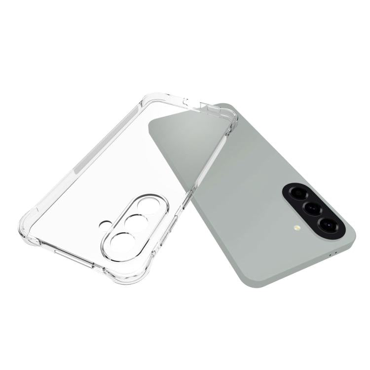 For Samsung Galaxy A57 5G Shockproof Non-slip Thickening TPU Phone Case - Transparent