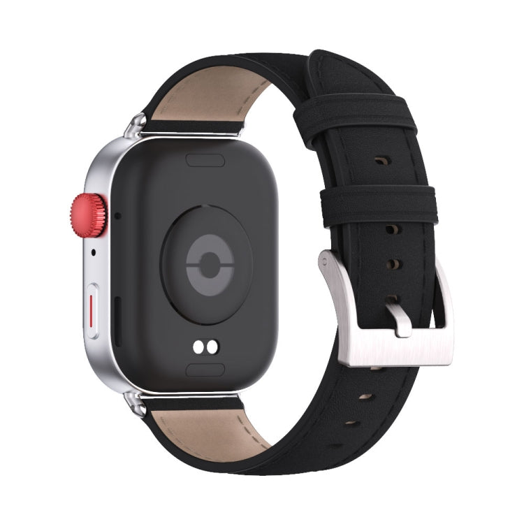 For Huawei Watch Fit3 MIJOBS Genuine Leather Watch Band