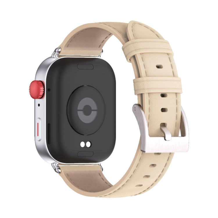 For Huawei Watch Fit3 MIJOBS Genuine Leather Watch Band