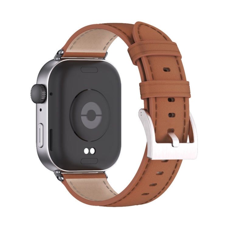 For Huawei Watch Fit3 MIJOBS Genuine Leather Watch Band