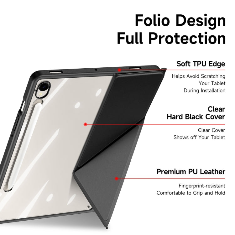 For Samsung Galaxy Tab S10 Lite / S10 FE DUX DUCIS Magi Series Smart Leather Tablet Case