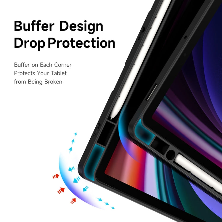 For Samsung Galaxy Tab S10 Lite / S10 FE DUX DUCIS Magi Series Smart Leather Tablet Case