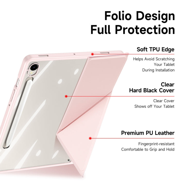 For Samsung Galaxy Tab S10 Lite / S10 FE DUX DUCIS Magi Series Smart Leather Tablet Case