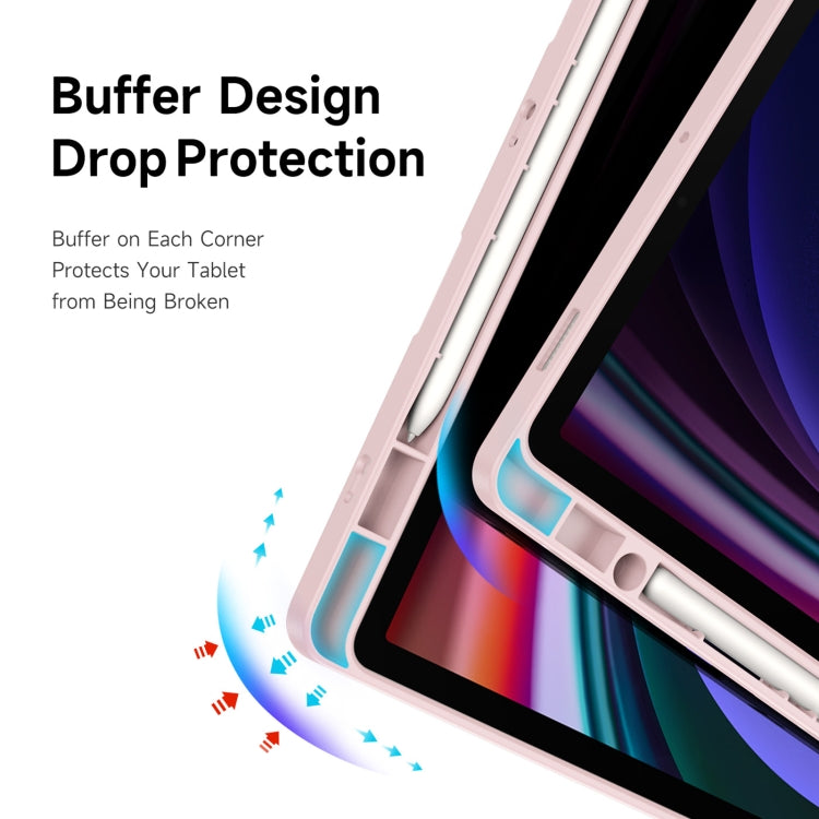 For Samsung Galaxy Tab S10 Lite / S10 FE DUX DUCIS Magi Series Smart Leather Tablet Case