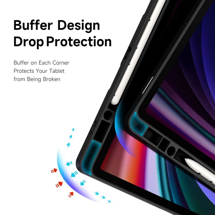 For Samsung Galaxy Tab S9+ / S9 FE+ DUX DUCIS Magi Series Smart Leather Tablet Case