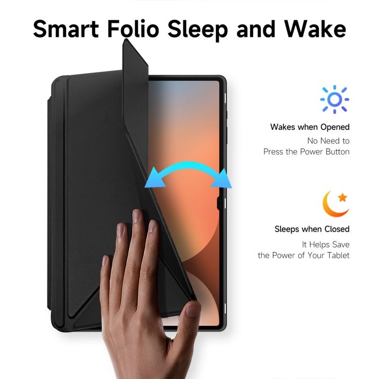 For Samsung Galaxy Tab S10 Ultra DUX DUCIS Magi Series Smart Leather Tablet Case