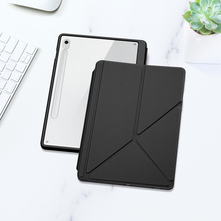 For Samsung Galaxy Tab S10 FE+ DUX DUCIS Magi Series Smart Leather Tablet Case