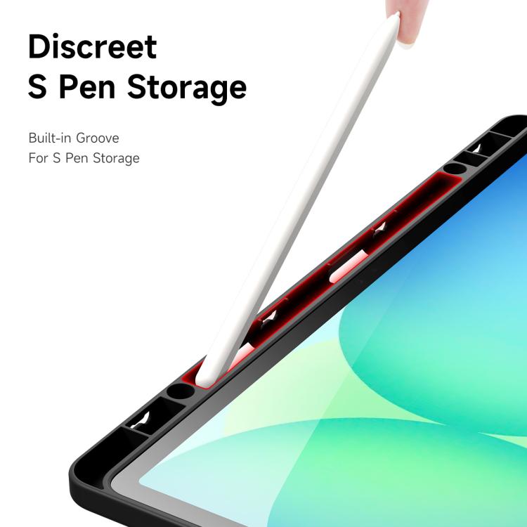 For Samsung Galaxy Tab S10 FE+ DUX DUCIS Magi Series Smart Leather Tablet Case