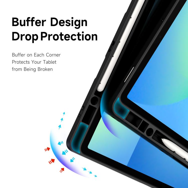 For Samsung Galaxy Tab S10 FE+ DUX DUCIS Magi Series Smart Leather Tablet Case