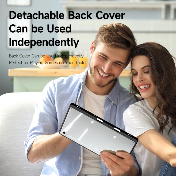 For Samsung Galaxy Tab S10 FE+ DUX DUCIS Magi Series Smart Leather Tablet Case