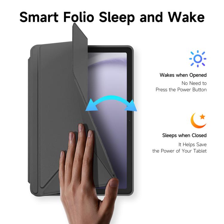 For Samsung Galaxy Tab A11+ / A9+ DUX DUCIS Magi Series Smart Leather Tablet Case