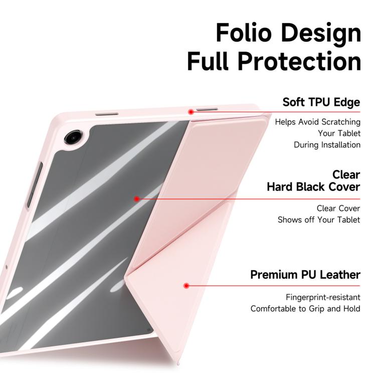 For Samsung Galaxy Tab A11+ / A9+ DUX DUCIS Magi Series Smart Leather Tablet Case