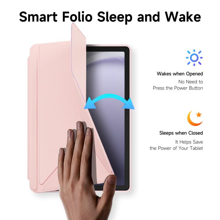 For Samsung Galaxy Tab A11+ / A9+ DUX DUCIS Magi Series Smart Leather Tablet Case