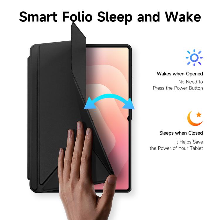For Samsung Galaxy Tab S11 Ultra DUX DUCIS Magi Series Smart Leather Tablet Case
