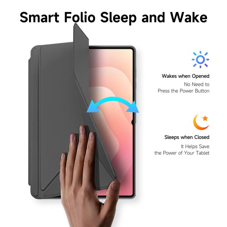 For Samsung Galaxy Tab S11 Ultra DUX DUCIS Magi Series Smart Leather Tablet Case